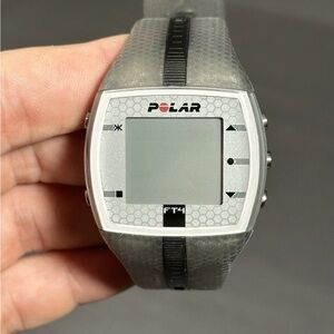 Polar FT4 Digital Heart Rate Monitor Watch GRAY (Watch Only) (Needs New Battery)